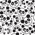 Panda patern, pandas wallpaper and background